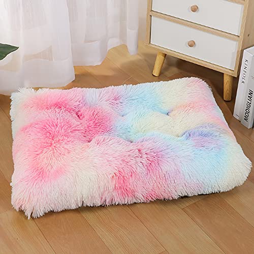 ZESLIV Hundebett Hundematte Hundekissenwarme Plush Matte Liegedecke Hundsofa Hundkissen waschbar von ZESLIV