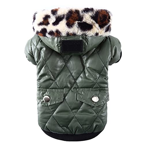 ZESLIV Hundewinterjacke Winddich Warme hinten für kaltes Schneewetter Outdoor Windproof Haustierweste wintermantel Baumwolle von ZESLIV