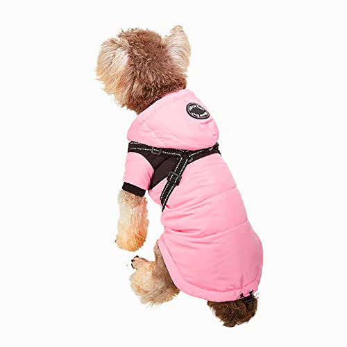 ZESLIV Hundewinterjacke Winddich Warme hinten für kaltes Schneewetter Outdoor Windproof Haustierweste wintermantel Daunenjacke von ZESLIV