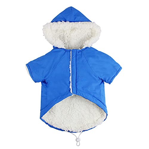 ZESLIV Hundewinterjacke Winddicht Warme für kaltes Schneewetter Outdoor Windproof Haustierweste Lammwolle wintermante von ZESLIV