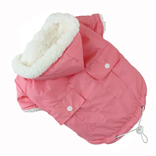 ZESLIV Hundewinterjacke Winddicht Warme für kaltes Schneewetter Outdoor Windproof Haustierweste Lammwolle wintermante von ZESLIV