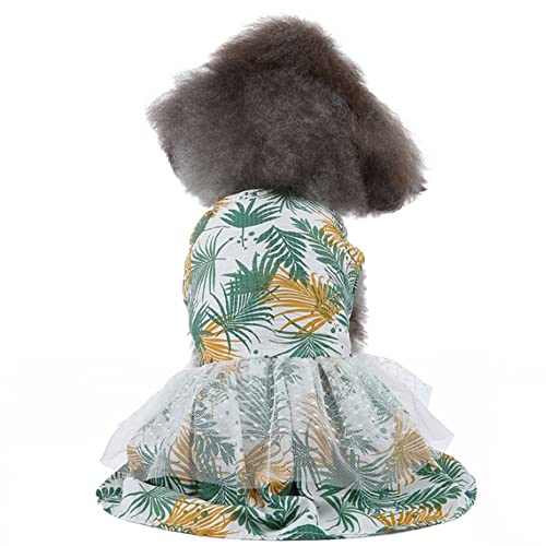 ZESLIV Pet Skirt Puppy Princess Skirt Pet Summer Apparel für kleine Hunde und Katzen Blumenrock von ZESLIV