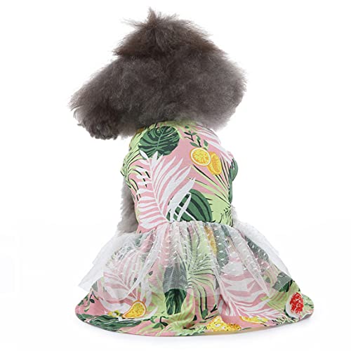 ZESLIV Pet Skirt Puppy Princess Skirt Pet Summer Apparel für kleine Hunde und Katzen Blumenrock von ZESLIV