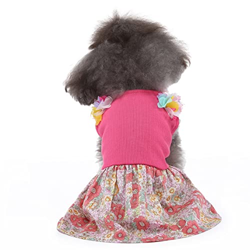 ZESLIV Pet Skirt Puppy Princess Skirt Pet Summer Apparel für kleine Hunde und Katzen Blumenrock von ZESLIV