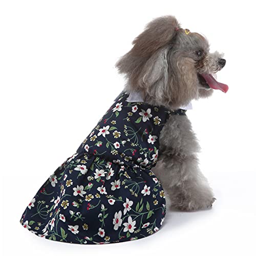 ZESLIV Pet Skirt Puppy Princess Skirt Pet Summer Apparel für kleine Hunde und Katzen Blumenrock von ZESLIV