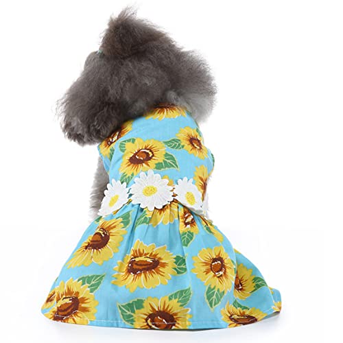 ZESLIV Pet Skirt Puppy Princess Skirt Pet Summer Apparel für kleine Hunde und Katzen Blumenrock von ZESLIV