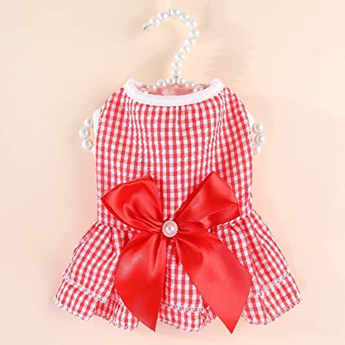 ZESLIV Stripe Cute Pet Skirt Puppy Princess Skirt Pet Summer Apparel für kleine Hunde und Katzen von ZESLIV