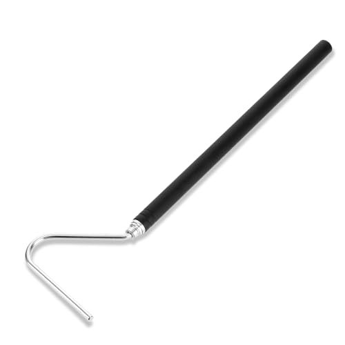 ZEYIYER 101,6 cm Schlangenhaken Edelstahl ausziehbar Grappling Haken Pick-Up Handling Tool Pet Snake Zubehör Pool Skimmer Korb Haken von ZEYIYER