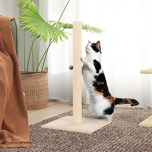 ZEYUAN Kratzbaum für Katzen, Kratzbaum für Katzen, Zubehör, Katzenturm, Katzenhaus, Katzenhaus, Creme, 35 x 35 x 70 cm ZEYUAN Kratzbaum für Katzen, Kratzbaum für Katzen, Zubehör, Katzenturm, Katzenhaus, Katzenhaus, Creme, 35 x 35 x 70 cm von ZEYUAN
