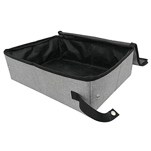 Katzentoilette - 600D Faltbare wasserdichte Katzentoilette mit Deckel - Wasserdicht Faltbar mit Abdeckung Oxford Tuch Katzentoilette Home Outdoor Camping von ZHANGLI