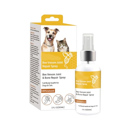 ZHENBYR 60 Ml Hunde Gelenkspray Atmungsaktiv Regenerierende Gelenkreparatur Beruhigendes Gelenkspray Wiederherstellung Gelenkreparaturspray Für Haustiere Wundspray Für Haustiere Haustierspray von ZHENBYR