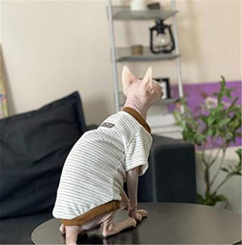 ZHIHAN Sphinx Katzenkleidung haarlose Katze Devon Frühling und Herbst 4-Bein Pullover Jacke, Pullover, L von ZHIHAN