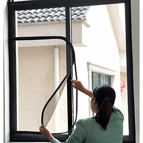 ZHOUZHOU Custom Window Protection Net Semi-Transparent Window Safety Net for Cats Anti-Bug Mosquito Fly Screen Zippered Window Screen Mesh von ZHOUZHOU