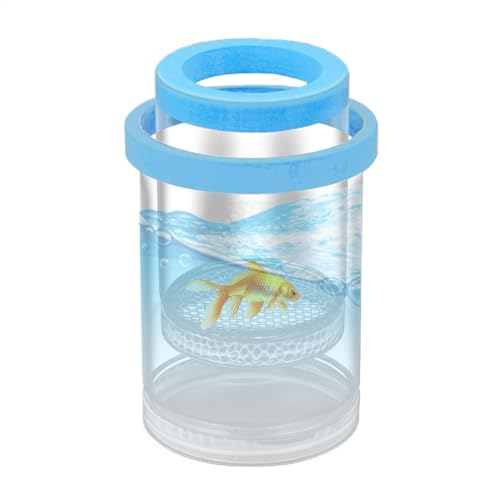 Aquarium Zuchttanks, Aquarium Schwimmende Züchterbox Transparent Fisch Isolationsbox Für Garnelens Guppy, 14,3x9,3cm von ZHUMCCY