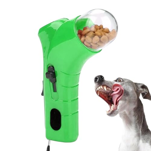 Pet Treat Launcher, Spender Spielzeug Für Haustiere Handheld Hundefutter Katapult Interaktives Leckerli Spender Spielzeug Fütterungsspielzeug Für Katzen Und Hunde von ZHUMCCY