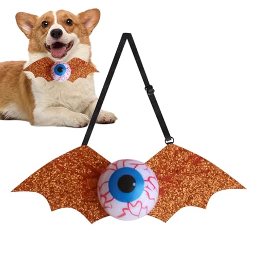 ZHUMCCY Fliege für Hunde, Halloween, Welpen, Fledermaus, Halsband, Kostüme, verstellbare Haustierkostüme für kleine, mittelgroße und große Weihnachten, Rollenspiele, Reisen, Outdoor, Fotoshootings ZHUMCCY Fliege für Hunde, Halloween, Welpen, Fledermaus, Halsband, Kostüme, verstellbare Haustierkostüme für kleine, mittelgroße und große Weihnachten, Rollenspiele, Reisen, Outdoor, Fotoshootings von ZHUMCCY