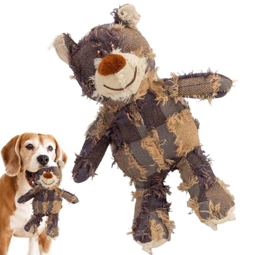 ZHUMCCY Hunde Robust Bear, Weiches Kauspielzeug für Haustiere weiches Kauspielzeug Interaktives Robustes Hundespielzeug für Training und Begleitung verwendet von ZHUMCCY