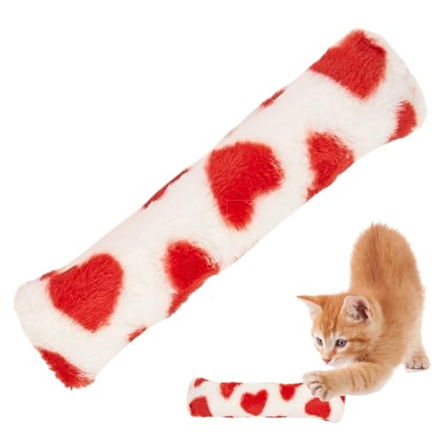 ZHUMCCY Katzenminze-Spielzeug für Katzen, Plüsch, beruhigendes Kauspielzeug, stimulierendes Spiel, Indoor-Kitty-Übungsspiel, Kätzchenanreicherung mit Rasselpapier für gelangweilte Haustiere von ZHUMCCY