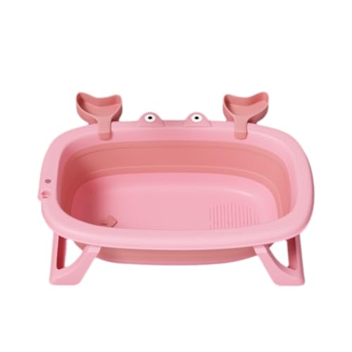 ZHXQRP Hundebadewanne Mehrzweck-Klappbadewanne for Haustiere for Baden/Duschen Tragbare Wäschewanne Faltbare Badewanne Aufbewahrungs-Organizer(Pink) von ZHXQRP