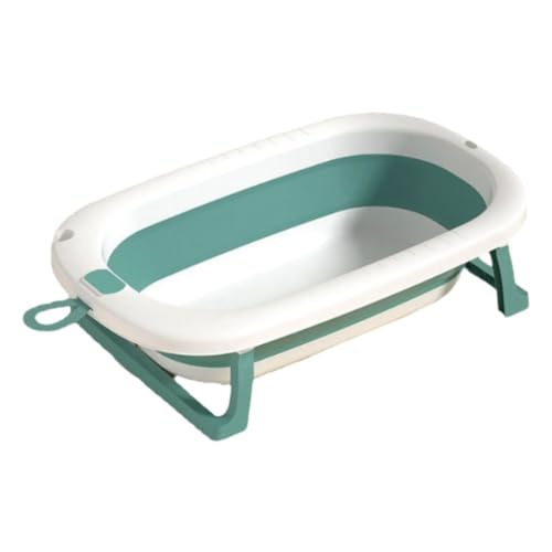 ZHXQRP Hundebadewannen Zusammenklappbare Haustierbadewanne mit Wasserablassschraube Tragbare Badewanne for Kleine Haustiere for Welpen kleine Hunde und Katzen platzsparendes Design(Green) von ZHXQRP