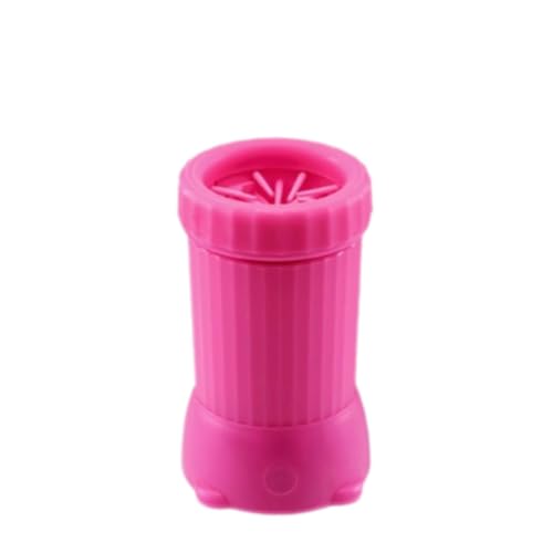 ZHXQRP Pet Foot Washing Cup Rechargeable Washer Electric Dog Paw Cleaner Suitable with Soft Silicone Brush for Dogs Cats and Rabbits(Pink) von ZHXQRP