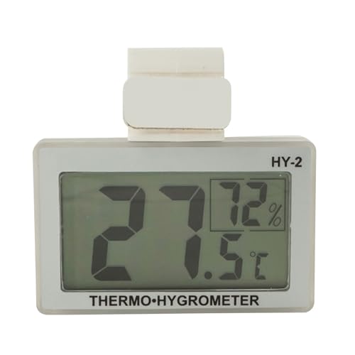 ZIDDAR Digitales Hygrometer Taste LED Digital Thermo Hygrometer Für Haustierbesitzer von ZIDDAR