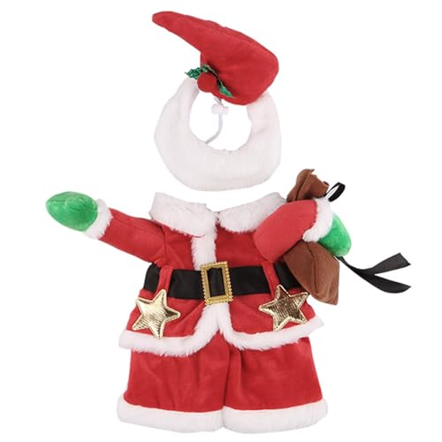 ZIDDAR Festival Haustier Santa Kostüm Und Set Rollenspiel Pet Party Outfit Mit Weihnachtsmann Weihnachtshund Katzen Foto Requisiten Anzug Urlaubskleidung ZIDDAR Festival Haustier Santa Kostüm Und Set Rollenspiel Pet Party Outfit Mit Weihnachtsmann Weihnachtshund Katzen Foto Requisiten Anzug Urlaubskleidung von ZIDDAR