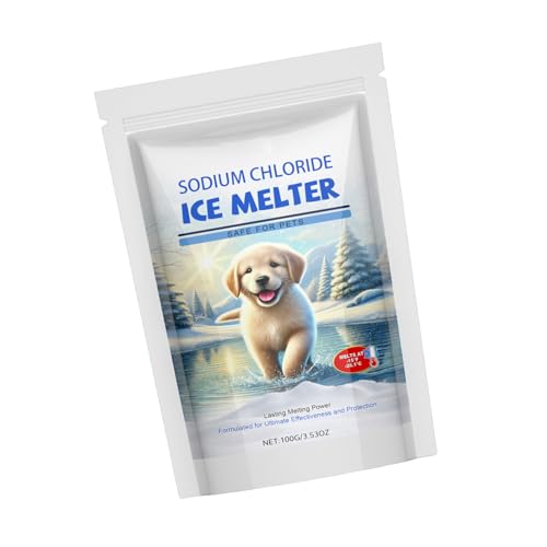 ZIDDAR Pet Snow Remover Bequemer 100 G Reiseflasche Und Schneemmelder Schnell Wirken Sich Sicher Und Effizientes Haustierschneeschmelzmittel von ZIDDAR