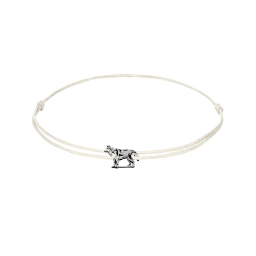 ZILIA Jewelry Husky Dog Bracelet Cream L von ZILIA