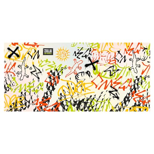 Zilla 24kGoldn Graffiti-Druck Terrarium Hintergrund Bildschirm 91,4 x 43,2 cm von ZILLA