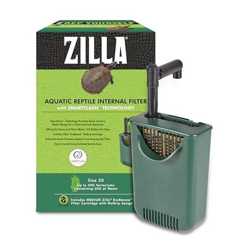 Zilla Aquatic Reptile Innenfilter mit SmartClean™ Technologie Medium von ZILLA