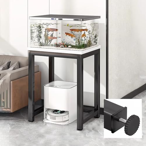 Aquarium Unterschrank Rutschfester Aquarienständer für Die Wohnzimmerecke, Mehrstufiges Terrarienregal fus Stahl für den Eingangsbereich, Halterung für Reptiliengehege im Schlafzimmer zur Aufbewahrung von ZIMGOD