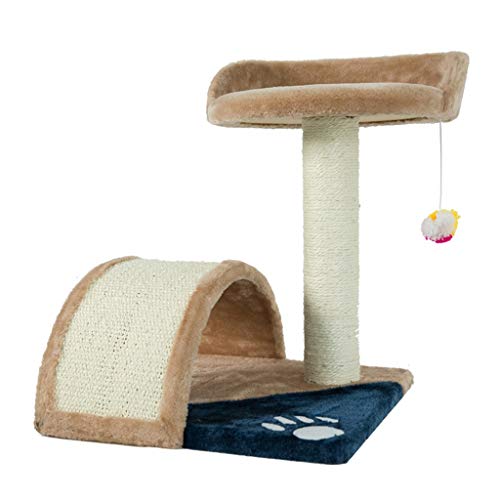 Katzen-Kletterbaum, Katzen-Klettergerüst, weicher Katzen-Spielbaum, Kletter-Kratzbaum, Ballschaukel, Kätzchen-Spielstation, Katzenkratzer, Aktivitätszentren, Katzenbaum, Katzenturm elegant von ZITTRO