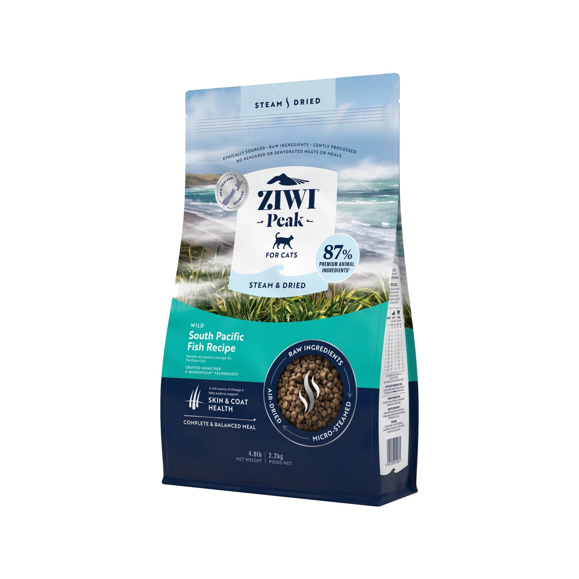 Ziwi Peak Steam & Dried Katzenfutter - Fisch - 800 g Ziwi Peak Steam & Dried Katzenfutter - Fisch - 800 g von ZIWI Peak