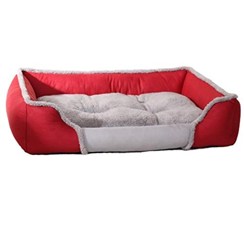 Hundebett Kennel warmes Bett große Größe Haustier Hund Matratze Sofa Katze (Color : 4, Size : L75cmX56cmX17cm) von ZJCNHY