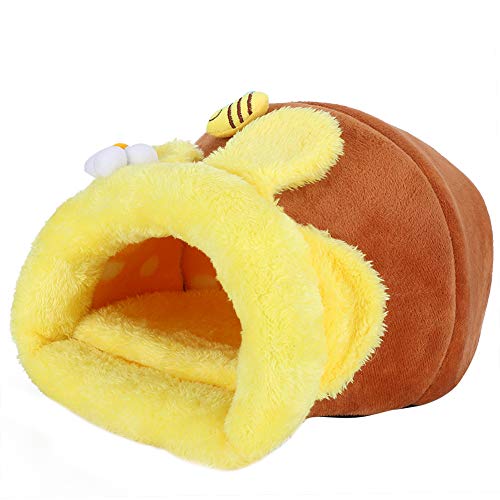 Hamsterbett, Warme Kleine Haustier -Tiere Bett Rattenbett Tierkugel Warm Warmes Hamsterbett mit Matte für Kleine Tierpe für Hamster Meerschweiner Igel Chinchilla Hamster und von ZJchao