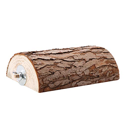 Sitzstange aus Holz für Haustiere, Holzplattform für Hamster, Eichhörnchen, Vögel, Papageien, Zum Stehen oder Ausruhen Im Käfig, Geeignet für Kleine von ZJchao