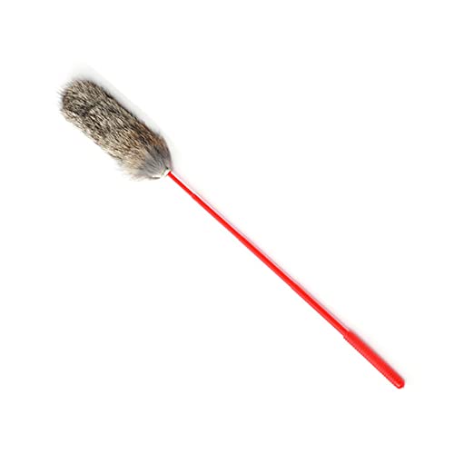 ZJchao Cat Toy Stabwand Plüsch, Bissfeste Umweltfreundliche Handgefertigte Trainingsstift für Katzen, Stunden Spaß mit Weichem Flexibles Spielzeug, Perfektes (Grey) von ZJchao