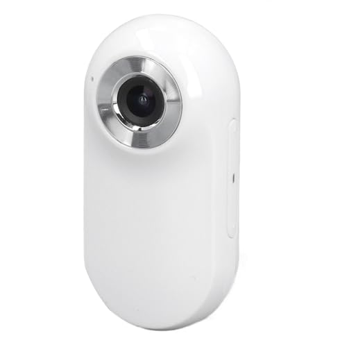 ZJchao Katzen-Videokamera, HD 1080P Hundehalsband-Kamera, Action-Kamera für Heimtierbedarf, Mini-Körperkamera mit 32 GB SD-Karte, Drinnen und Draußen (White) von ZJchao