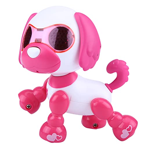 ZJchao Smart Robot Dog Pet Toy Interactive Walking Puppy LED Record Educational für (Rosenrot) von ZJchao