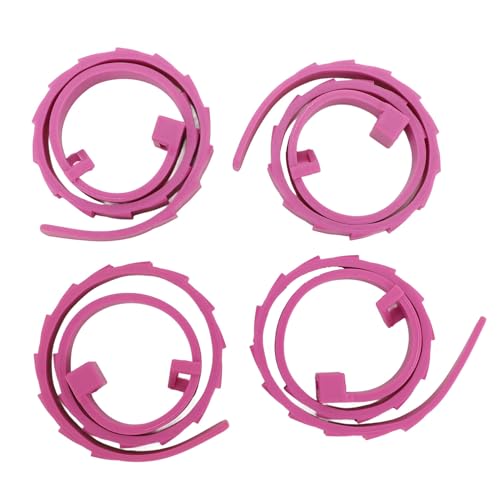 4 Pack Einstellbarer Katzenhalshalshalshals neues Haustierzubehör mit dehnbarem Design-Pheromon, das für Stressabbau Wasser Lange anhaltend für Kätzchen für große Katzen geeignet (Purple) von ZLXHDL