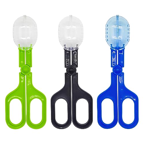 ZLY 3 Stück Reptilien-Fütterklemme, Reptilien-Fütterungs- und Reinigungswerkzeug, Kunststoff-Reptilien-Fütterklemme, Reptilien-Kotschaufel für Schildkröte, Eidechse, Frosch, Spinne und andere ZLY 3 Stück Reptilien-Fütterklemme, Reptilien-Fütterungs- und Reinigungswerkzeug, Kunststoff-Reptilien-Fütterklemme, Reptilien-Kotschaufel für Schildkröte, Eidechse, Frosch, Spinne und andere von ZLY