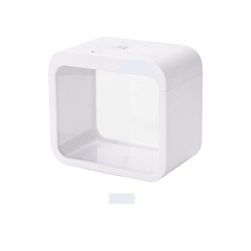 Aquarium-Starter-Kits, Fischbox mit Licht, kreatives abnehmbares Mini-Gehäuse, Aquarium-Aquarium-Zubehör (rot)(White) von ZMQU