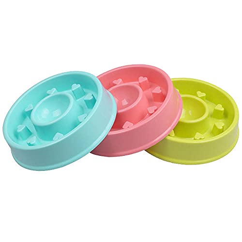 Fressnäpfe Für Hunde Fressnäpfe Für Katzen 3 Stück Slow Feeder Hundenapf Anti Bloat No Gulp Gericht Welpe Pet Cat Interactive Fütterungsschalen von ZNYLX