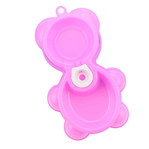 Fressnäpfe Für Hunde Fressnäpfe Für Katzen Double Pet Bowls Hundefutter Water Feeder Kunststoff Pet Drinking Dish Feeder Katze Welpe Fütterungszubehör Kleine Hundezubehör Pink von ZNYLX