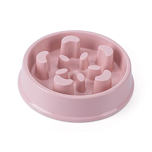 Fressnäpfe Für Hunde Fressnäpfe Für Katzen Tierbedarf Tiernahrungsschüssel Anti Choke Hundenapf Slow Food Bowl Haustierhund Katzenschüssel Futterschale Pink von ZNYLX