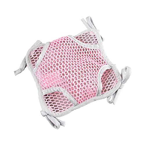 Hängematte Für Hamster Doppellagiges Mesh Hamster Haus Spielzeug Atmungsaktive Ratte Hängematte Eichhörnchen Bett Nest Kleine Heimtierbedarf Rosa S von ZNYLX