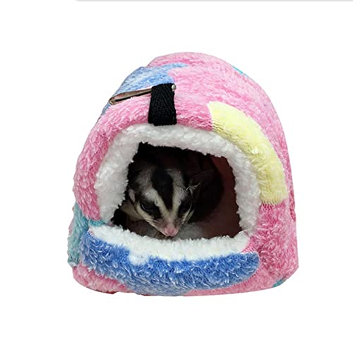 Hängematte Für Hamster Hängende Hamsternest Kleintier Haustiere Käfig Hängematte Meerschweinchen Eichhörnchen Mäuse Ratte Schlafen Bett Warmes Nest Haus As von ZNYLX