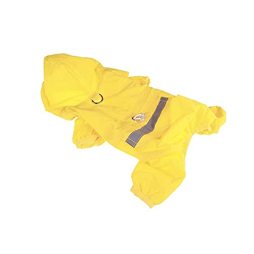 Hunde Regenmantel Regenjacke Für Hunde Wasserdicht Outdoor Gelber Hunderegenmantel Für Vier Jahreszeiten Kleine Große Hunde Katzen Mit Kapuze Regenmantel wasserdichte Jacken XXXXXL von ZNYLX