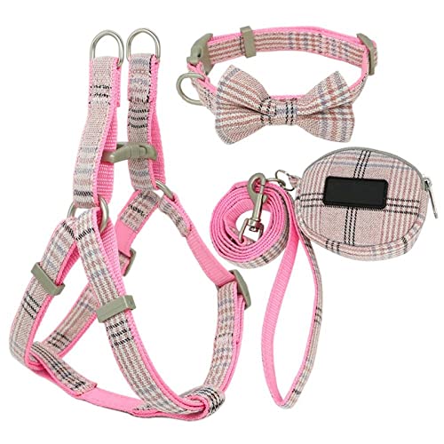 Hundegeschirr Katzengeschirr Mit Leine Hundegeschirr Und Leine Set Verstellbares Nylon Hundehalsband Für Kleine Mittelgroße Hunde Haustierprodukte Walking Am von ZNYLX